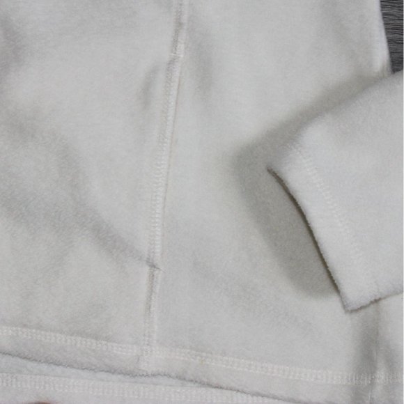 Exertek Womens Fleece Sweatshirt/Jacket With Pockets-Cream-Size Large-GUC - Picture 4 of 7
